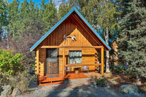 Pet-Friendly Log Cabin with Fire Pit on Kenai River!